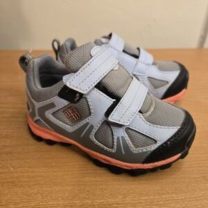 Columbia Kids' Gray and Coral Sneakers